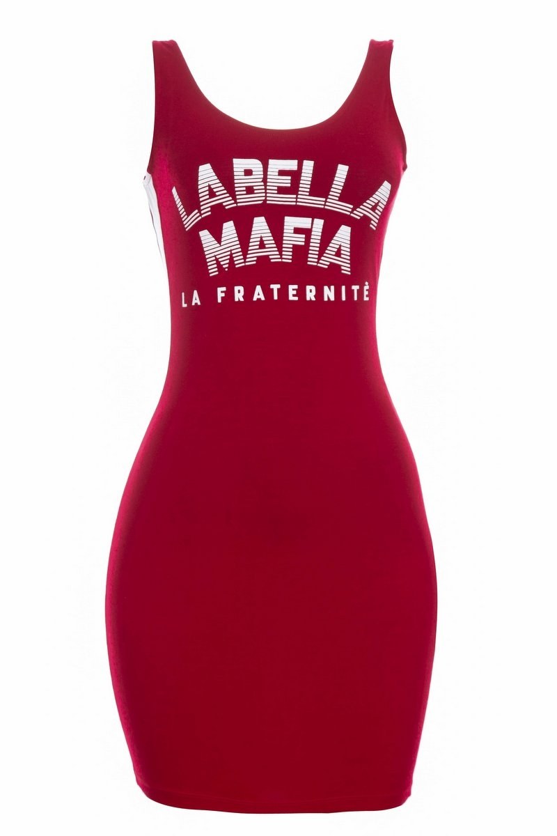 La Bella Mafia Dress Red Style