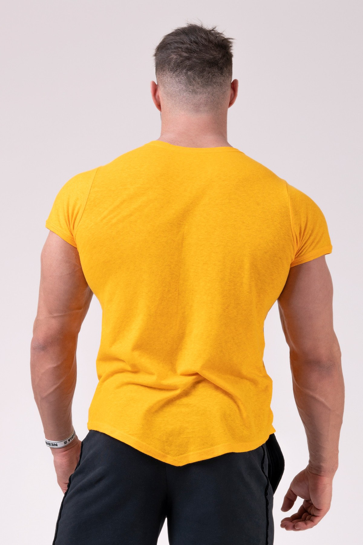 NEBBIA Red Label Muscle Back T-shirt Orange
