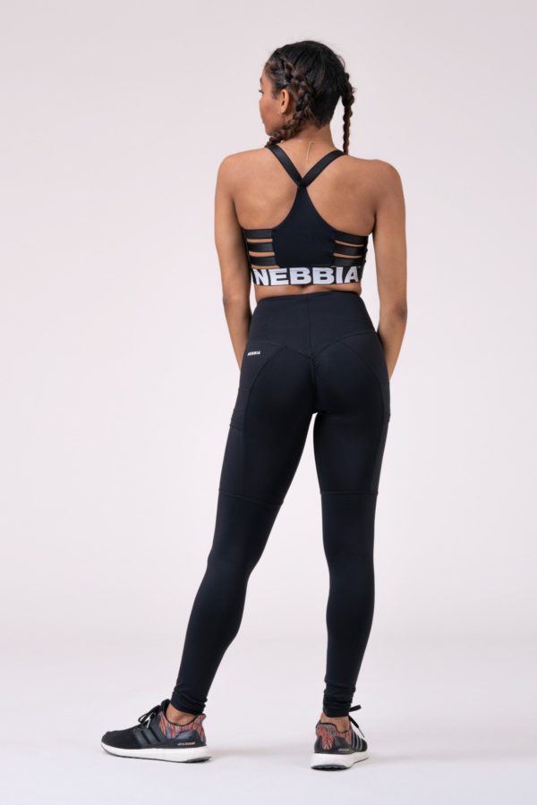 NEBBIA High waist Fit&Smart leggings Black 505