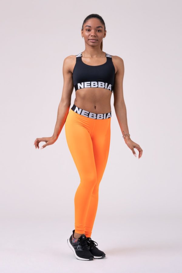 NEBBIA Squad Hero Scrunch Butt leggings Orange 528