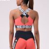 NEBBIA Power Your Hero iconic sports bra Peach 535