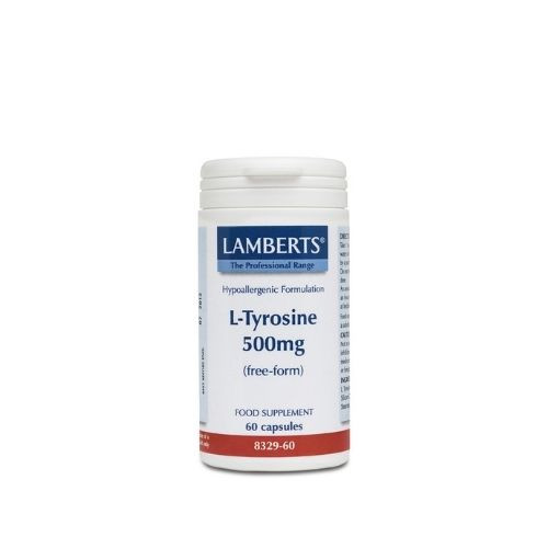 Lamberts L-Tyrosine 500mg (60 Caps)