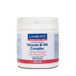 Lamberts Vitamin B-100 Complex (200 Tabs)