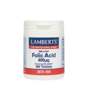 Lamberts Folic Acid 400μg (100 Tabs)