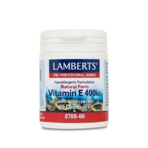 Lamberts Natural Form Vitamin E 400iu (60 Caps)