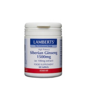 Lamberts Siberian Ginseng 1500mg (60 Tabs)