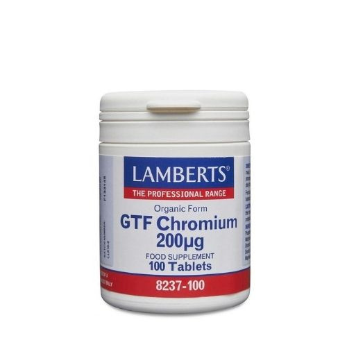 Lamberts GTF Chromium 200μg (100 Caps)