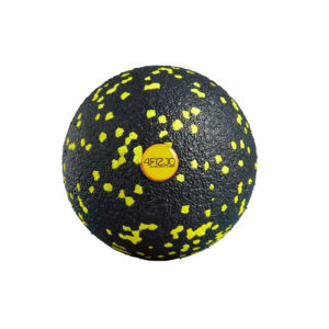 4FIZJO Lacrosse Μπάλα Μασάζ (8cm) Κίτρινο - Μαύρο