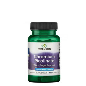 Swanson Chromium Picolinate 200mcg (100 caps)