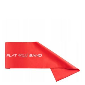 4FIZJO Λαστιχο Κορδέλα Αποκατ/σης Flat Band Μαλακό Κόκκινο (2m)