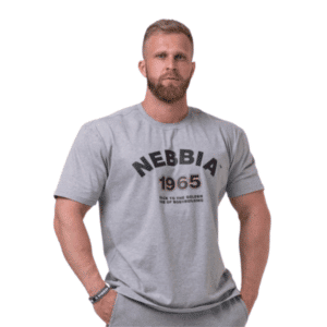 NEBBIA Golden Era T-Shirt 192 Light Grey