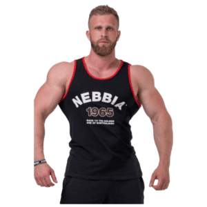 NEBBIA Old-School-Muscle Tank Top 193 Black