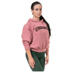 NEBBIA Iconic HERO Sweatshirt With A Hoodie 581 Pink