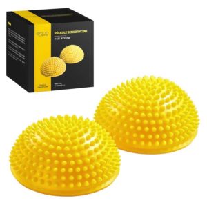 4FIZJO Μπάλα Μασάζ Και Ισορροπίας (16cm) Κίτρινο