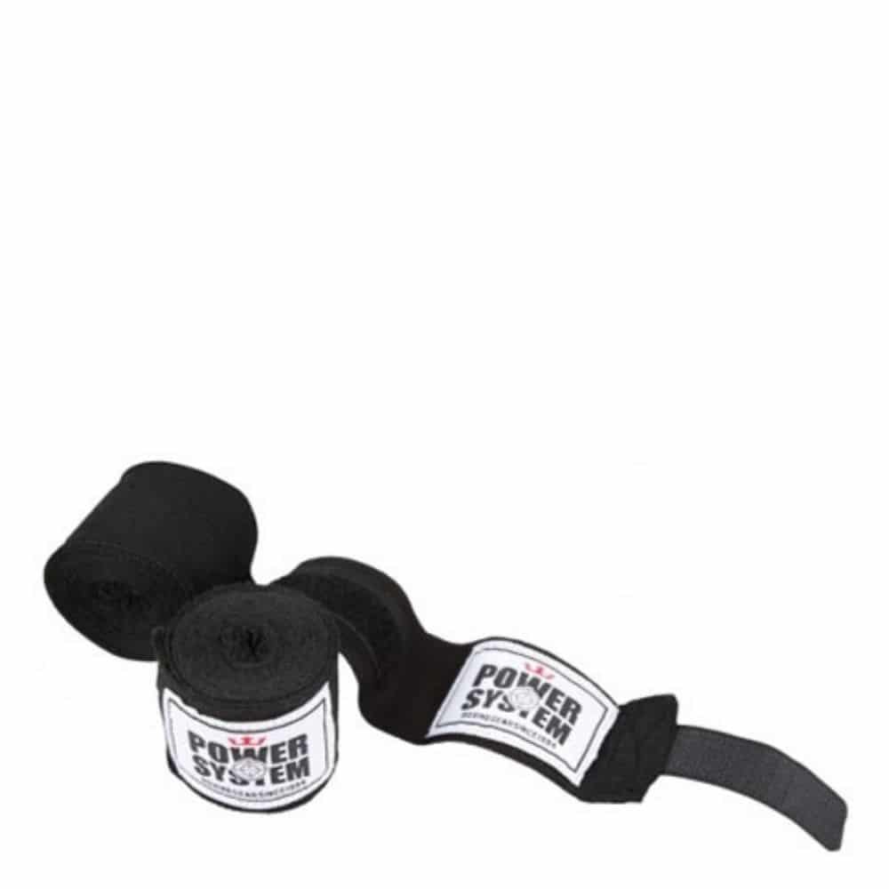 Power System Boxing Wraps / Επίδεσμος καρπού/χεριού (bandage) 4m Μαύρος 3404