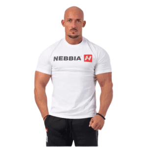 NEBBIA RED "N" T-SHIRT 292 WHITE