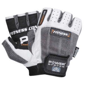 Power System Gloves Fitness White/Gray / Αθλητικά Γάντια Γυμναστηρίου Λευκά/Γκρι 2300