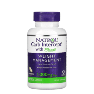 Natrol Carb Intercept with Phase 2 1000mg (60 Vcaps)