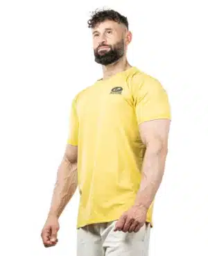 Legal Power Ανδρικό T-Shirt Barcode Single-Jersey Yellow 2320-867