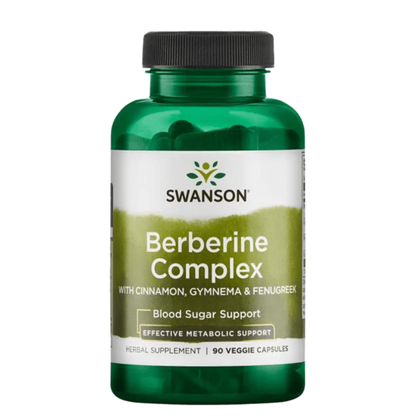 Swanson Berberine Complex with Cinnamon Gymnema Fenugreek (90 vcaps)