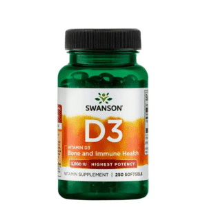 Swanson Vitamin D3 5000 IU (250 softgels)
