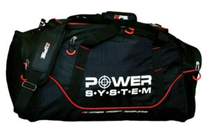 Power System Gym Bag Magna / Τσάντα Γυμναστηρίου Μαύρο - Κόκκινο 7012