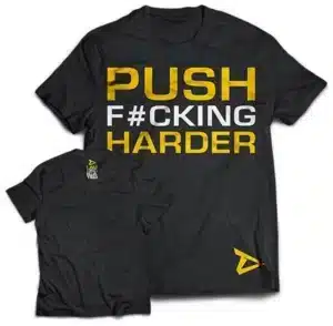 Dedicated Apparel T-Shirt Push Harder Black